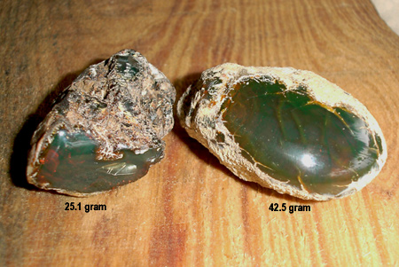 green specimen