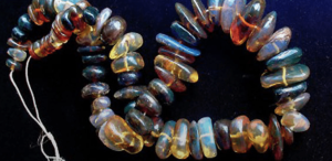 different natural amber colors