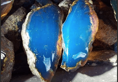 AAA blue Dominican Amber