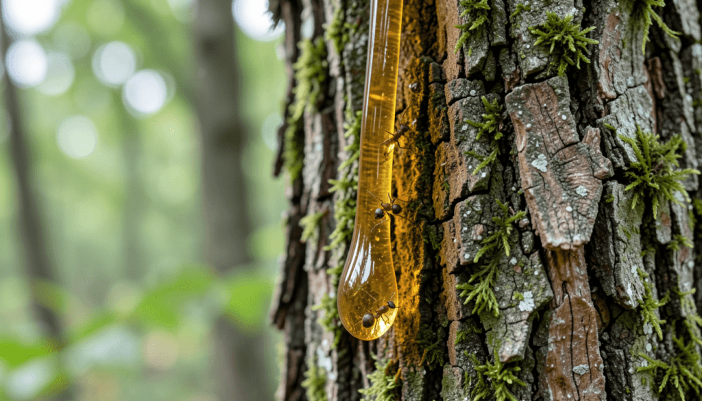 ant dripping down resin