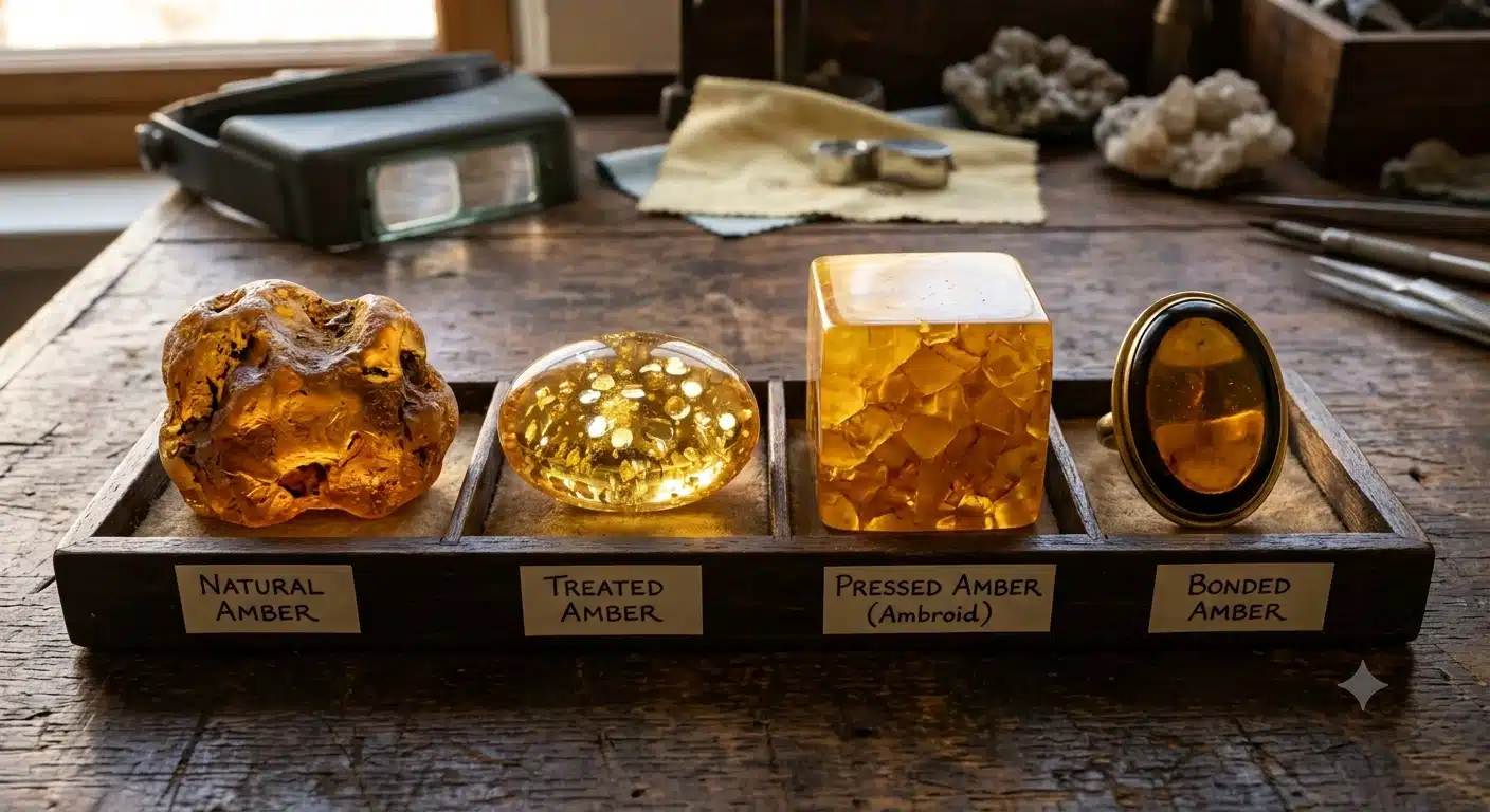The Four Forms of Amber: What Happens When Humans Meddle with Fossil Resin