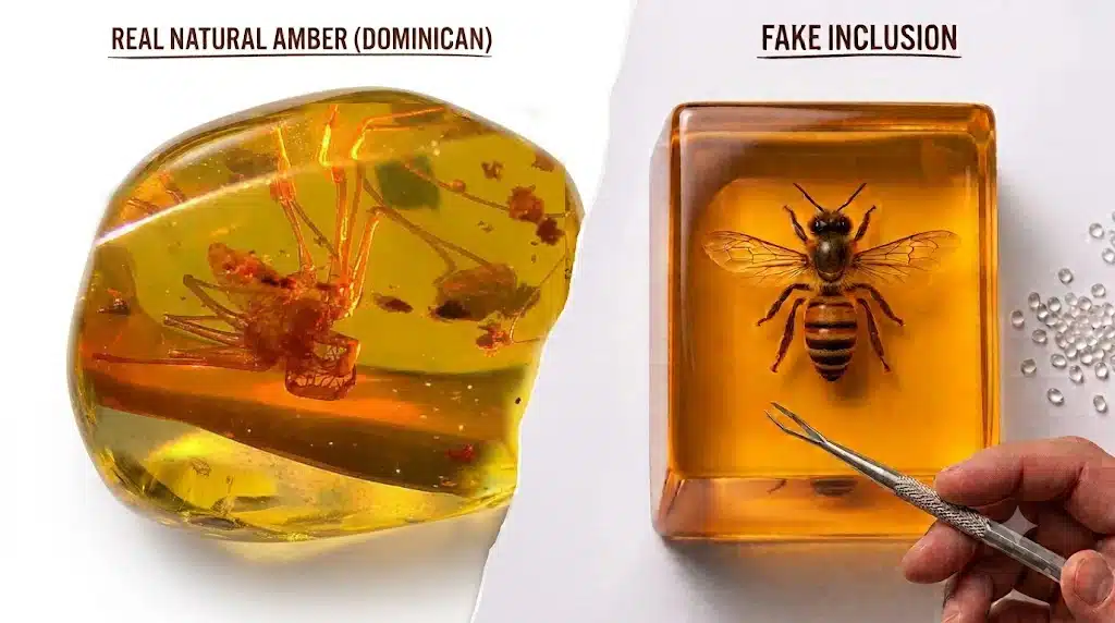 How to Spot Fake Amber Fossils: A Guide to Real Inclusions and Market Scams