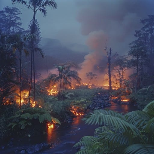 Volcanic heat